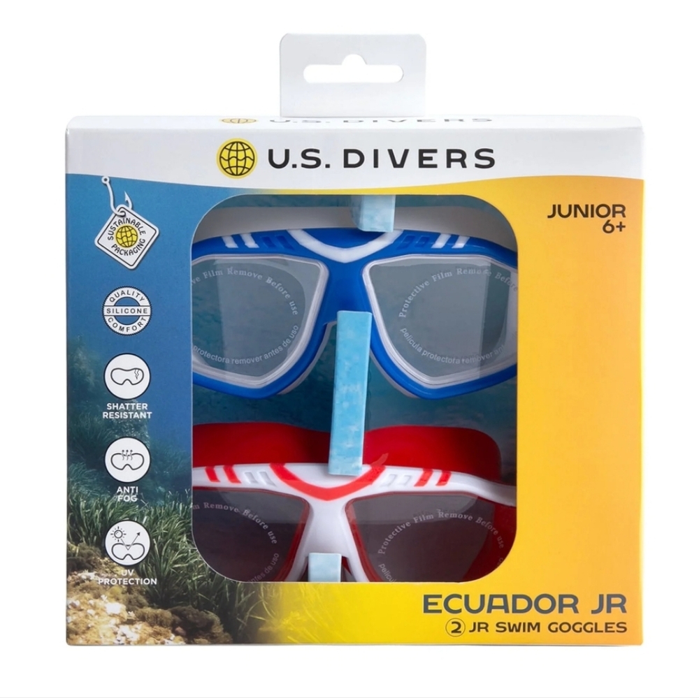 U.S. Divers ECUADOR JR Kids 2-Pack Swim Goggles